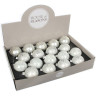 Набор HOUSE OF SEASONS, 18 шт. стеклянных шаров, диам. 7см, белый, 3 вида 83108