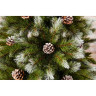 Новогодняя елка TRIUMPH TREE, Женева, с шишками, 90 см, в мешочке, заснеженная 72064